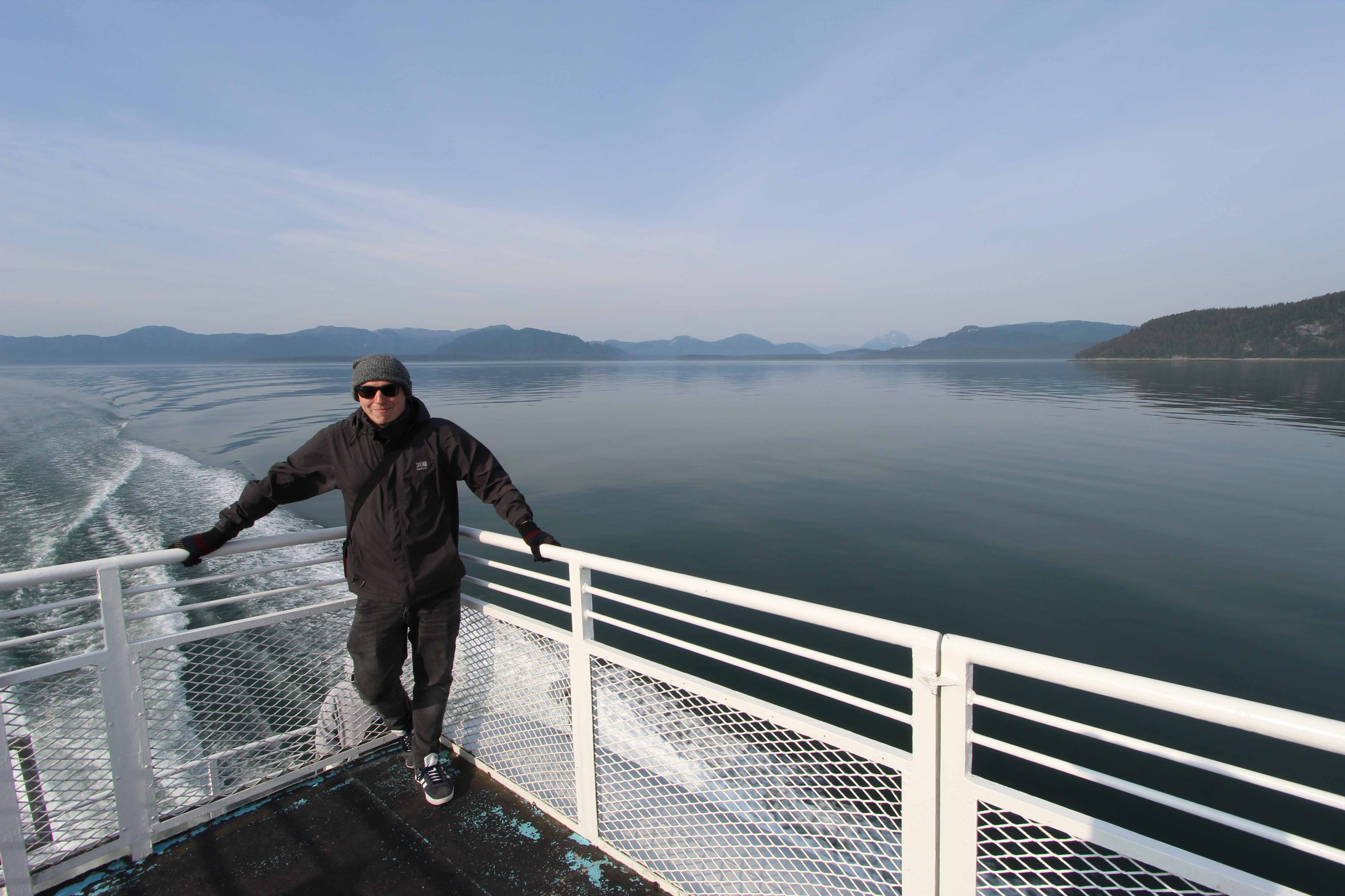 A picture of Joe in Alaska